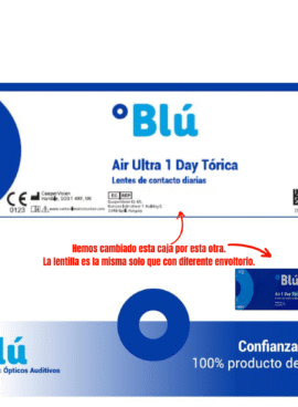 Lentillas diarias Blú Air 1 Day Tórica (Caja de 30 lentillas)